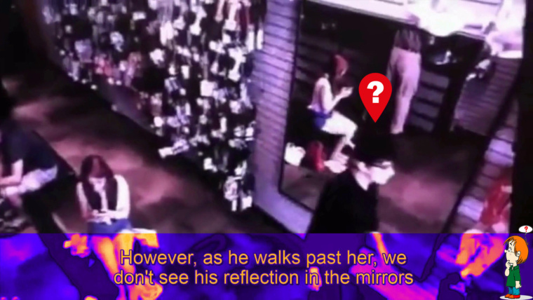 Situation Shop: “A man who was seen without a reflection in the mirror”