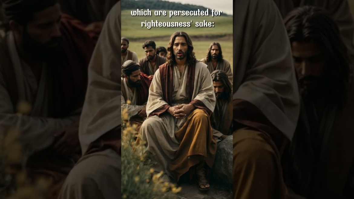 Matthew 5: 10 “Blessed are they which are persecuted for righteousness’ sake: for …”