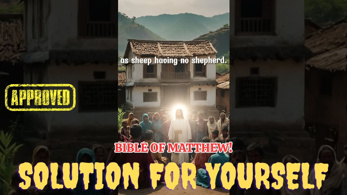 Matthew 9: 35-38 “And Jesus went about all the cities and villages, teaching in …”
